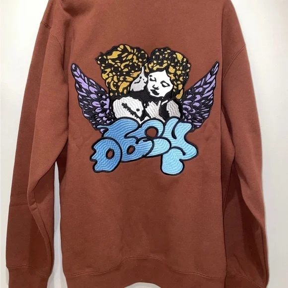 Obey Cherub Brown Crewneck Men’s L
